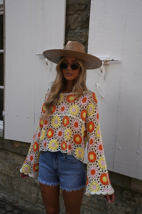 Zila coloré - Blouse crochet