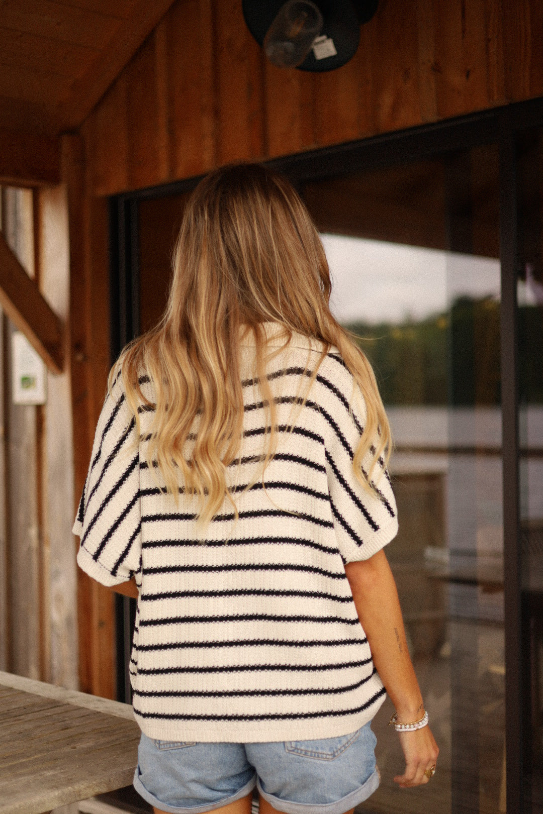 Joulia rayé - Blouse maille