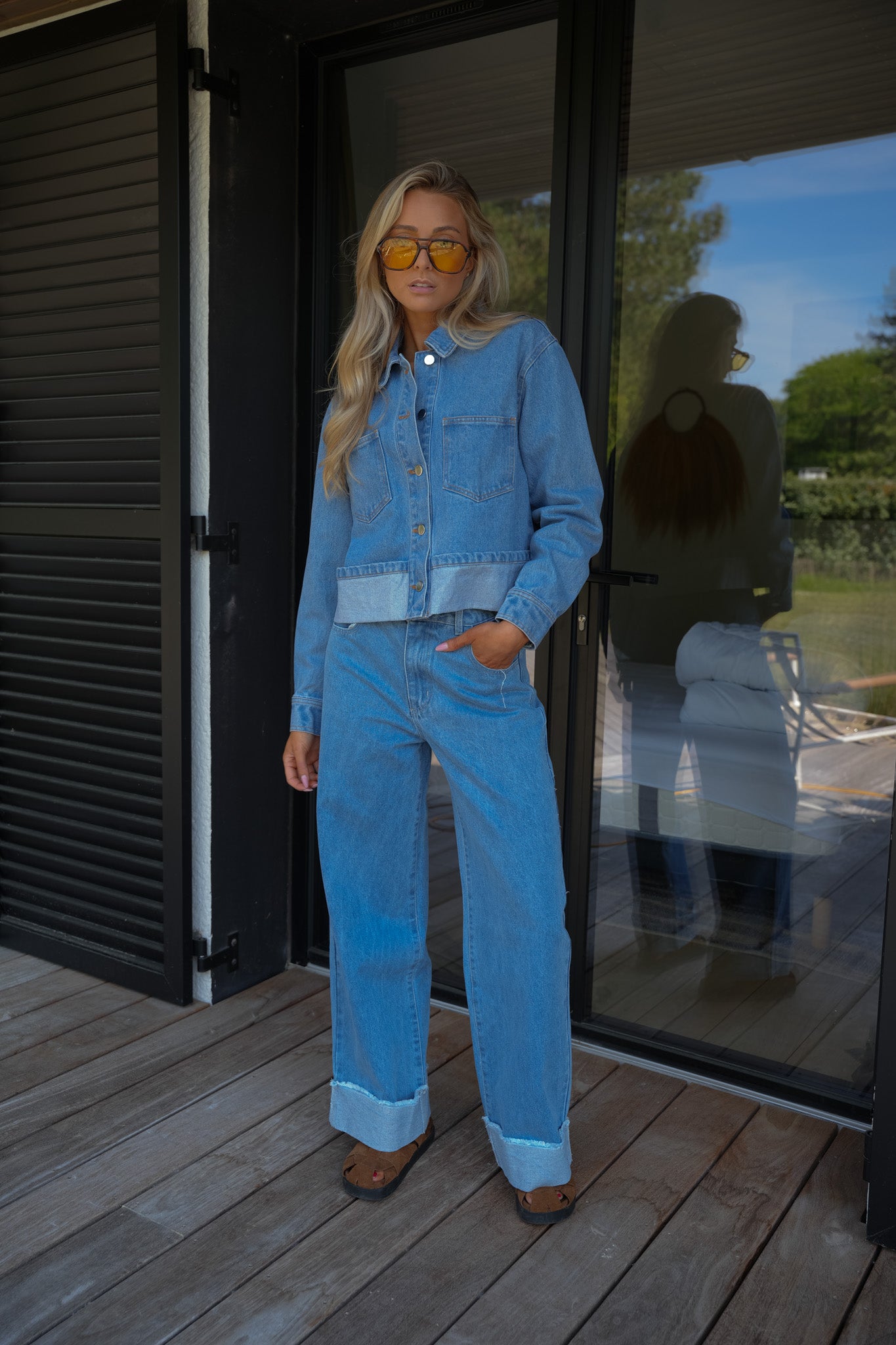 Claudy bleue - Veste jean