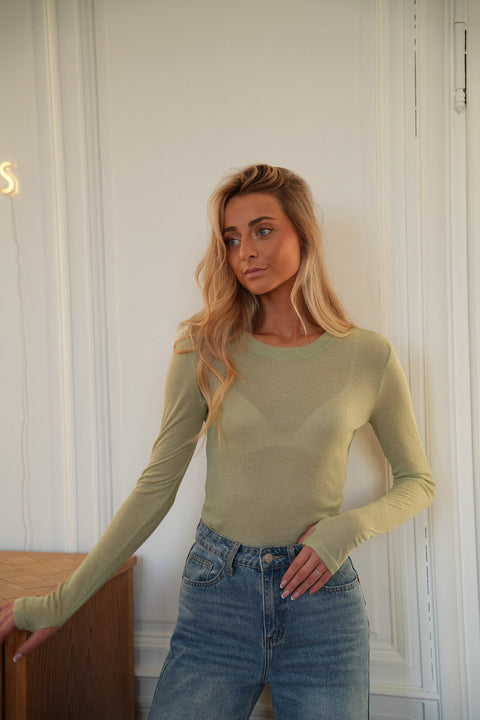 Gael vert - T-shirt manches longues