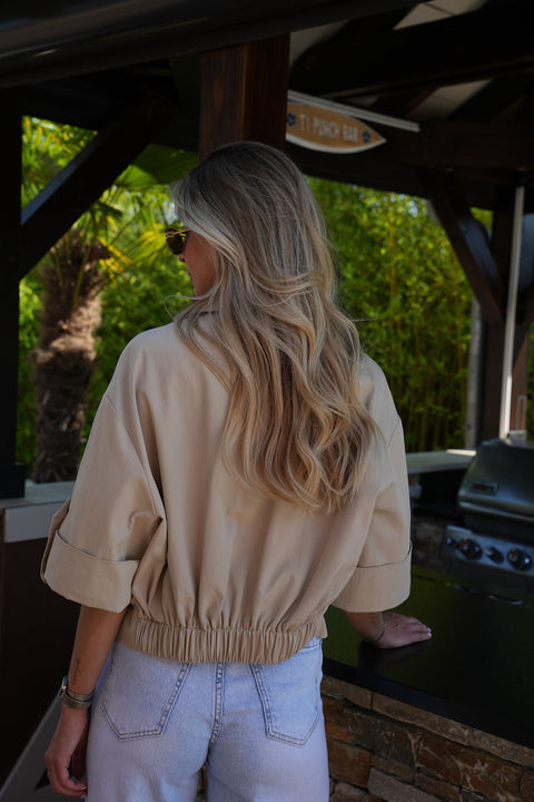Zarra beige - Blouse trench