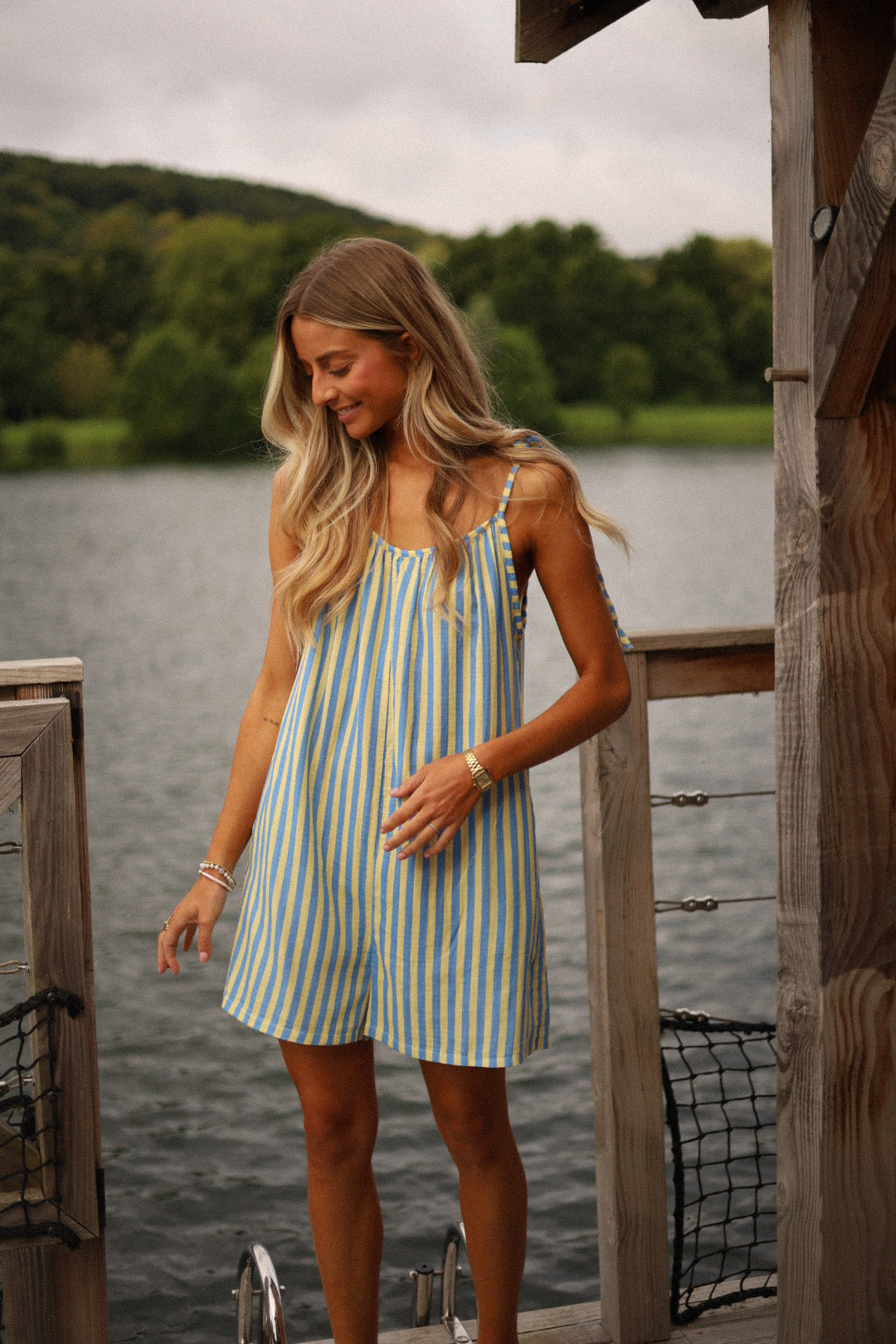 Manas bleue/jaune - Combishort