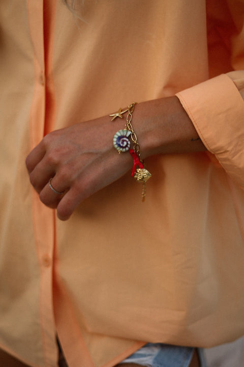 Elka coloré - Bracelet acier