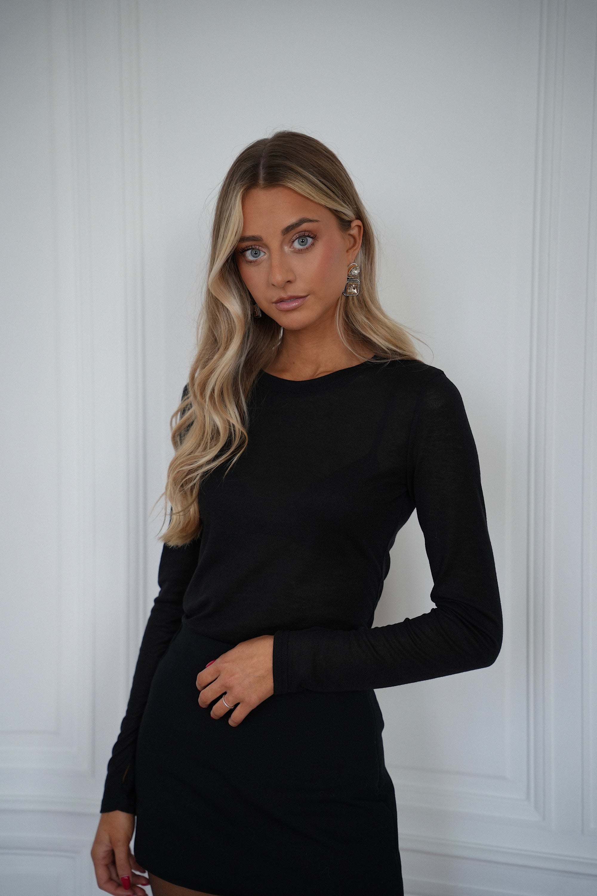 Gael noir - T-shirt manches longues