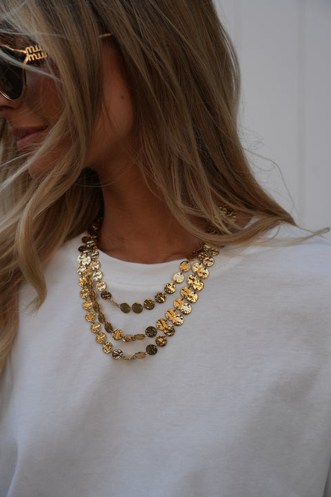 Moly doré - Collier acier