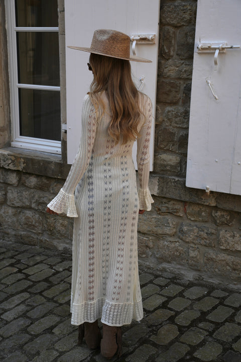 Laora crème - Gilet long