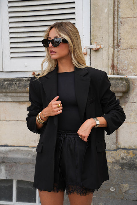 Cloé noire - Veste blazer