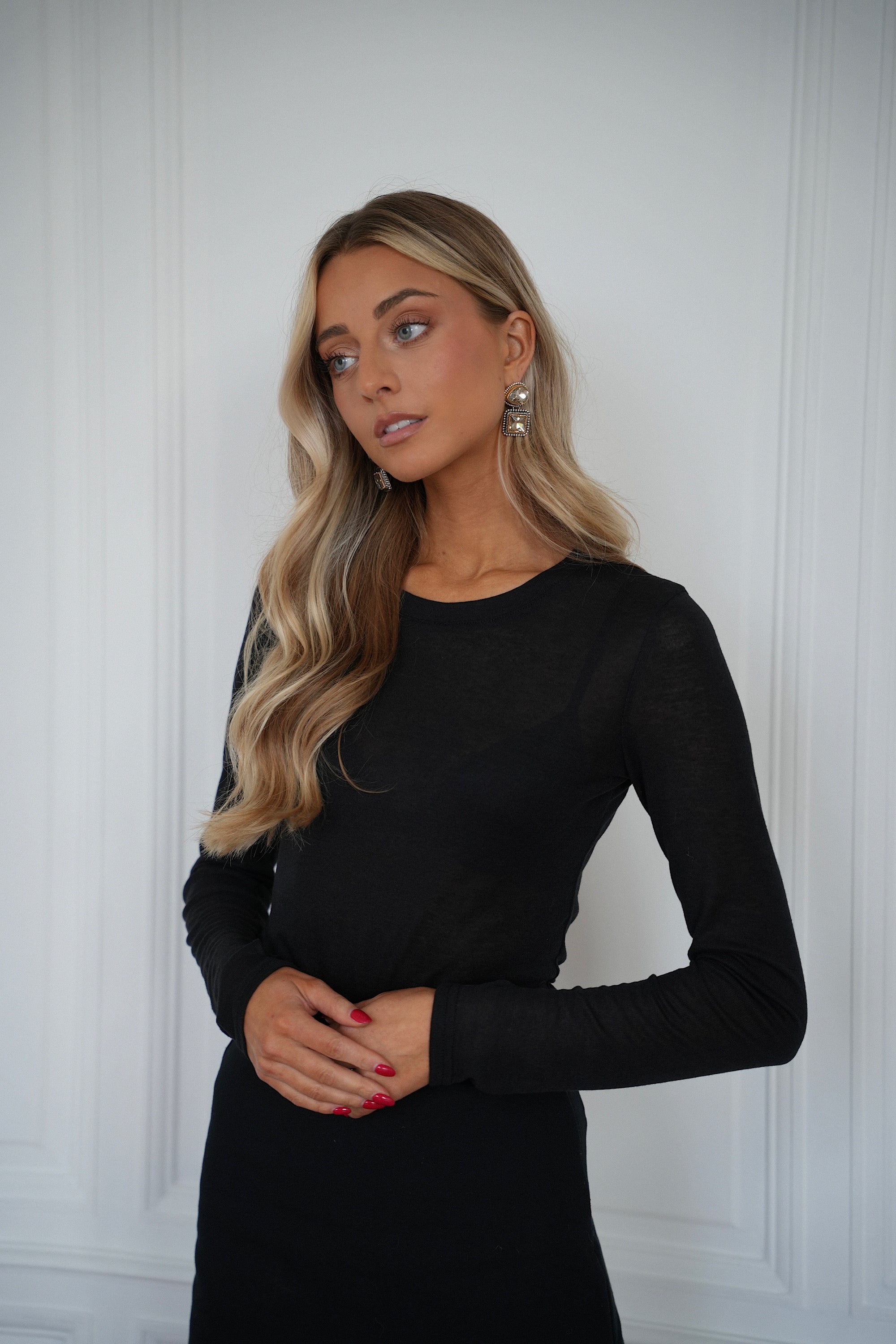 Gael noir - T-shirt manches longues