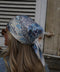 Bali bleu - Foulard imprimé