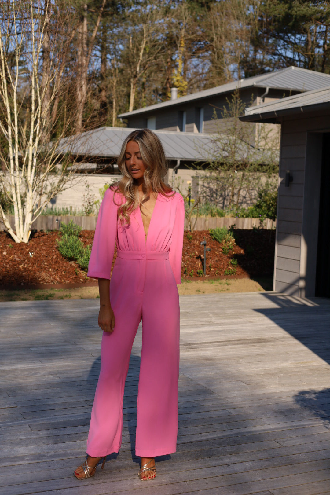 Dellia rose - Combinaison pantalon
