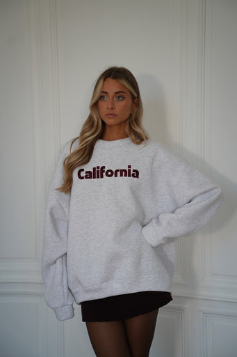 California gris - Sweat-shirt ample
