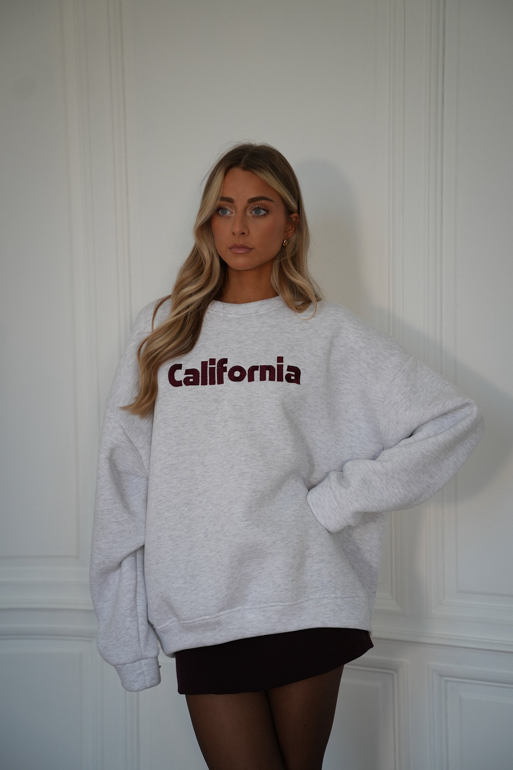 California gris - Sweat-shirt ample