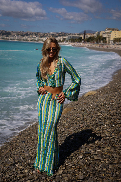 Sixtine vert - Ensemble crochet