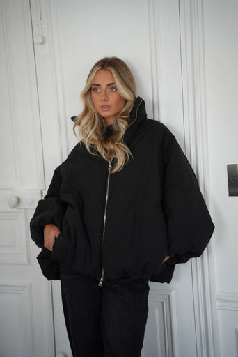 Montaine noir - Manteau oversize