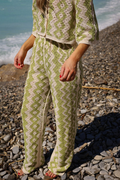 Candice vert - Ensemble crochet