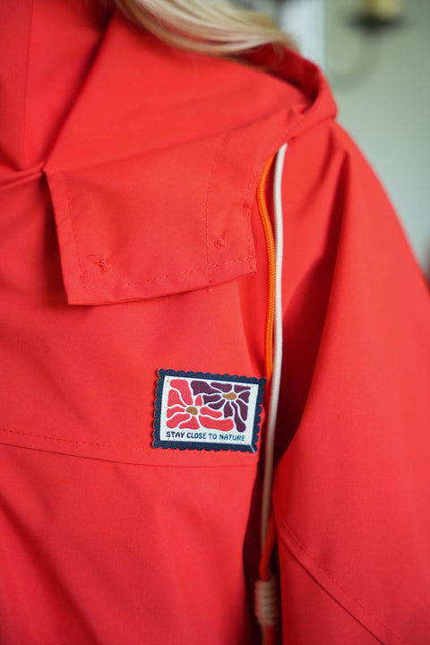 Matt corail - Veste zippée