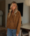 Charly camel - Veste suédée