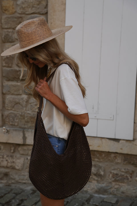 Texa chocolat - Sac en crochet