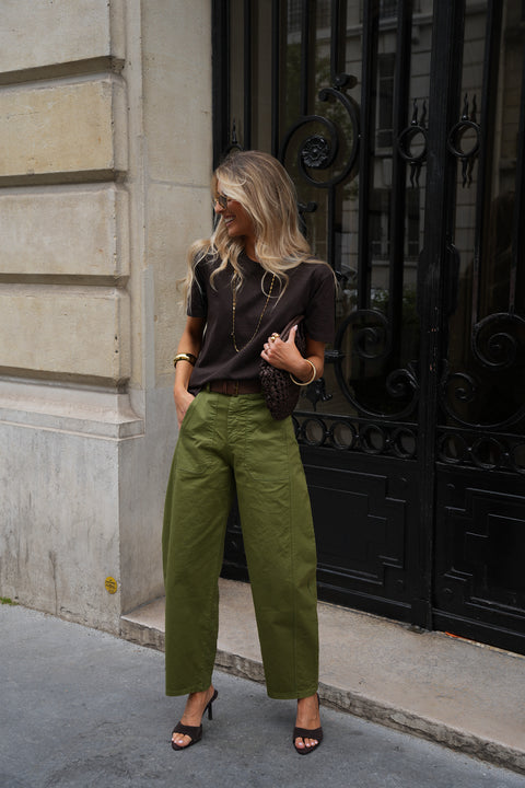Jay olive - Pantalon ballon