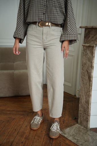 Clodia beige - Jean mom
