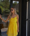 Fiby jaune - Robe vichy