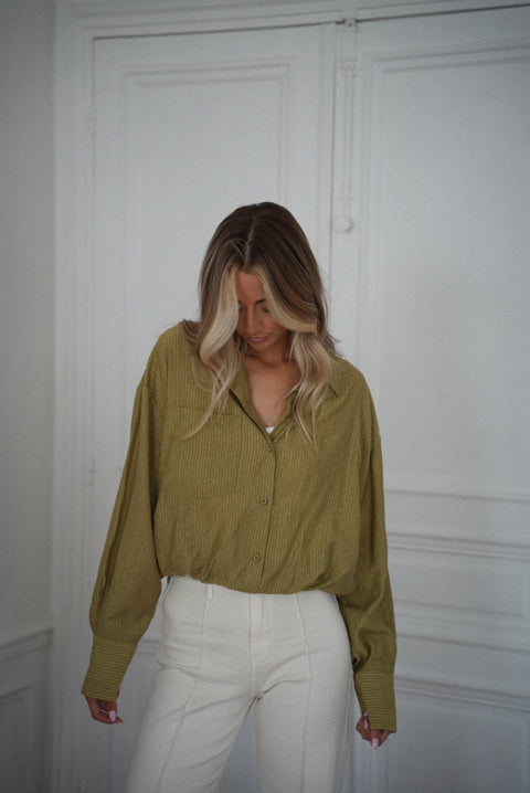 Miranda verte - Blouse courte