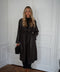 Penelope chocolat - Manteau cuir