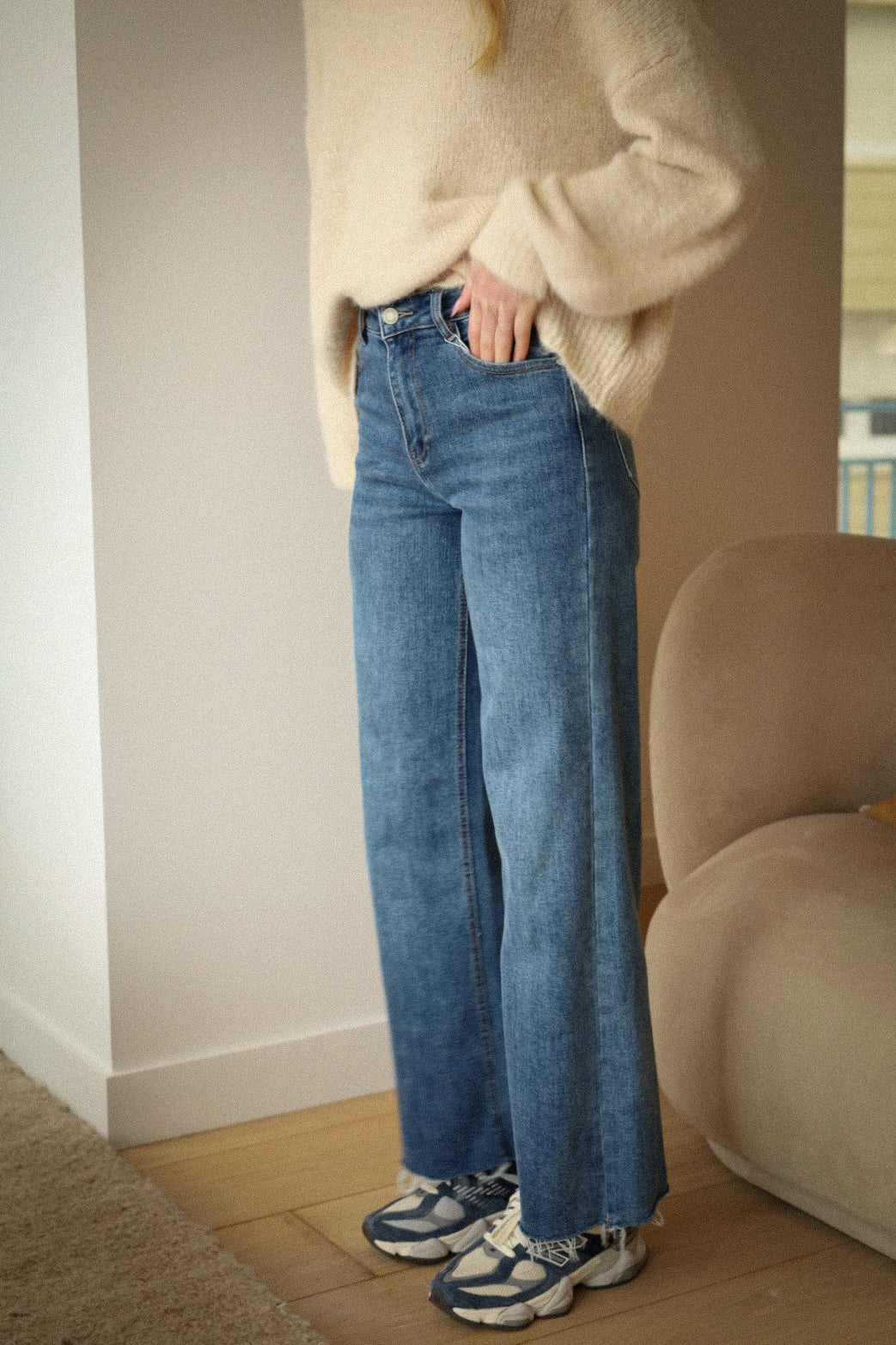 Loona bleu - Jean droit