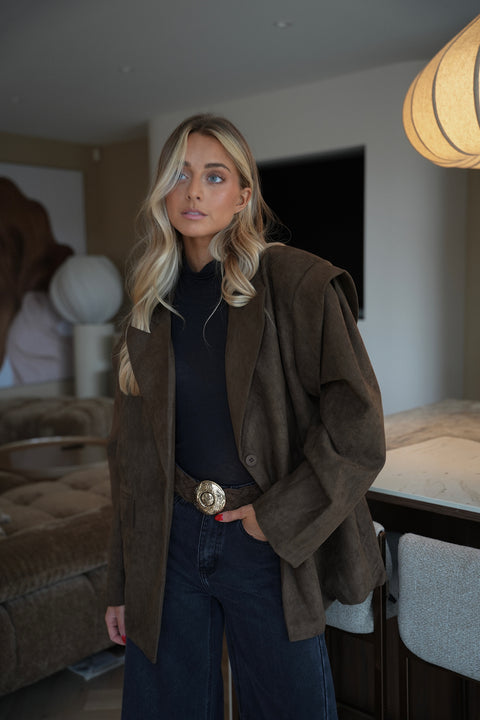 Vicky chocolat - Veste blazer