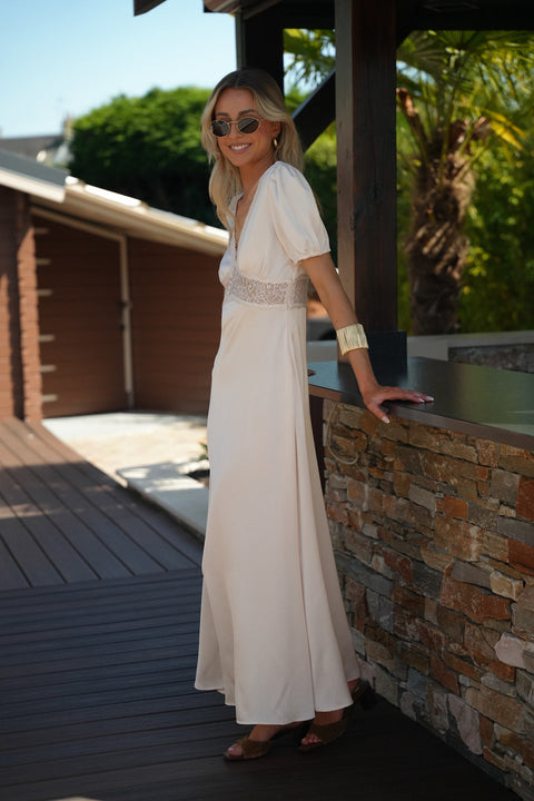 Gulia crème - Robe longue