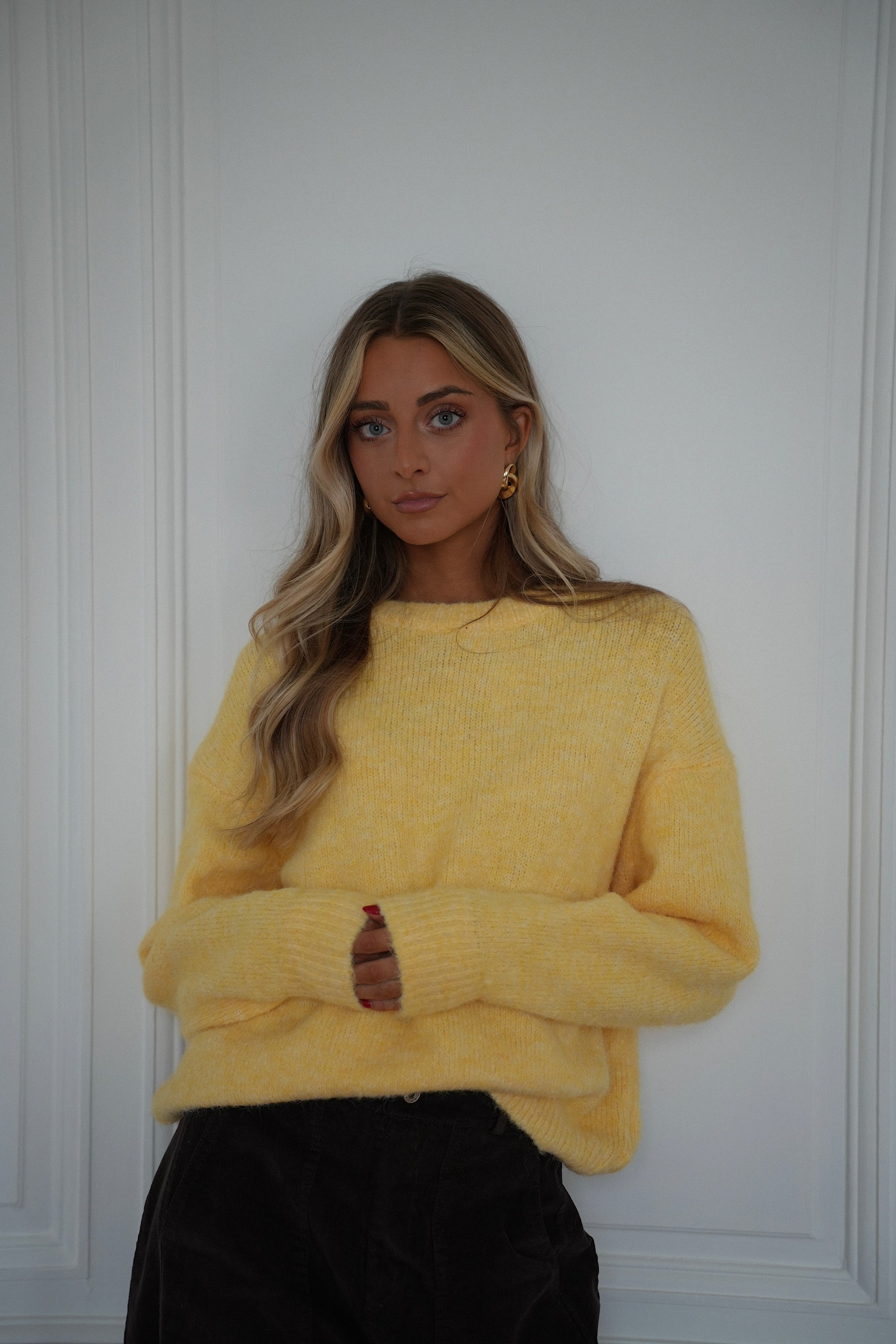 Leny jaune - Pull doux