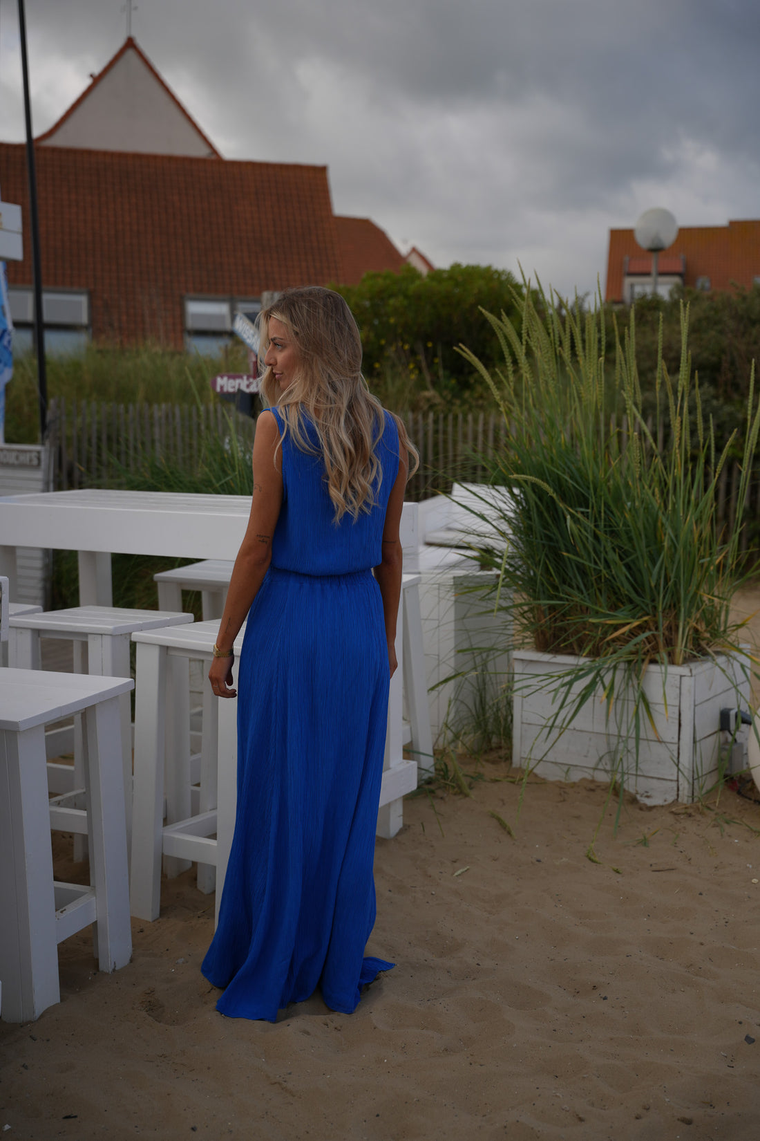 Elize bleu - Ensemble jupe/top
