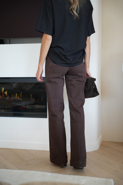 Moka chocolat - Jean droit