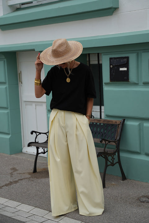 Chelsea jaune - Pantalon ample