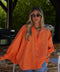 Lycia orange - Chemise ample