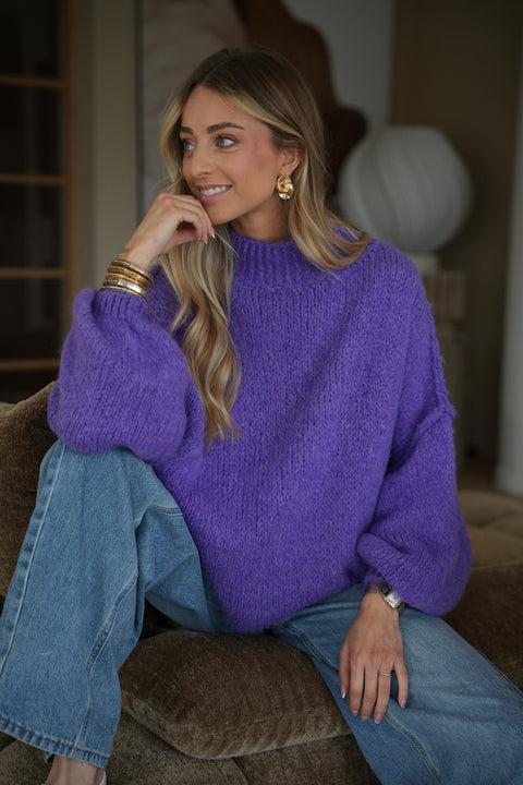Liliane violet - Pull ample