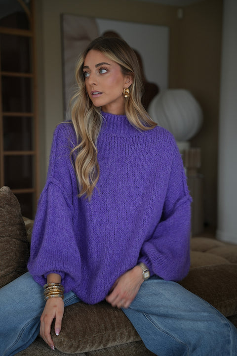 Liliane violet - Pull ample