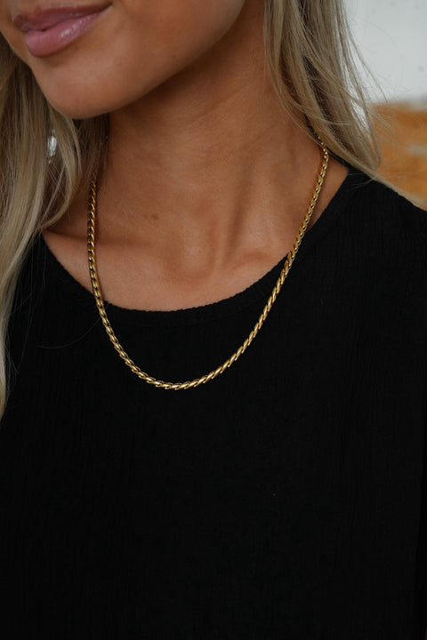 Tays doré - Collier acier