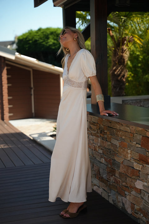 Gulia crème - Robe longue