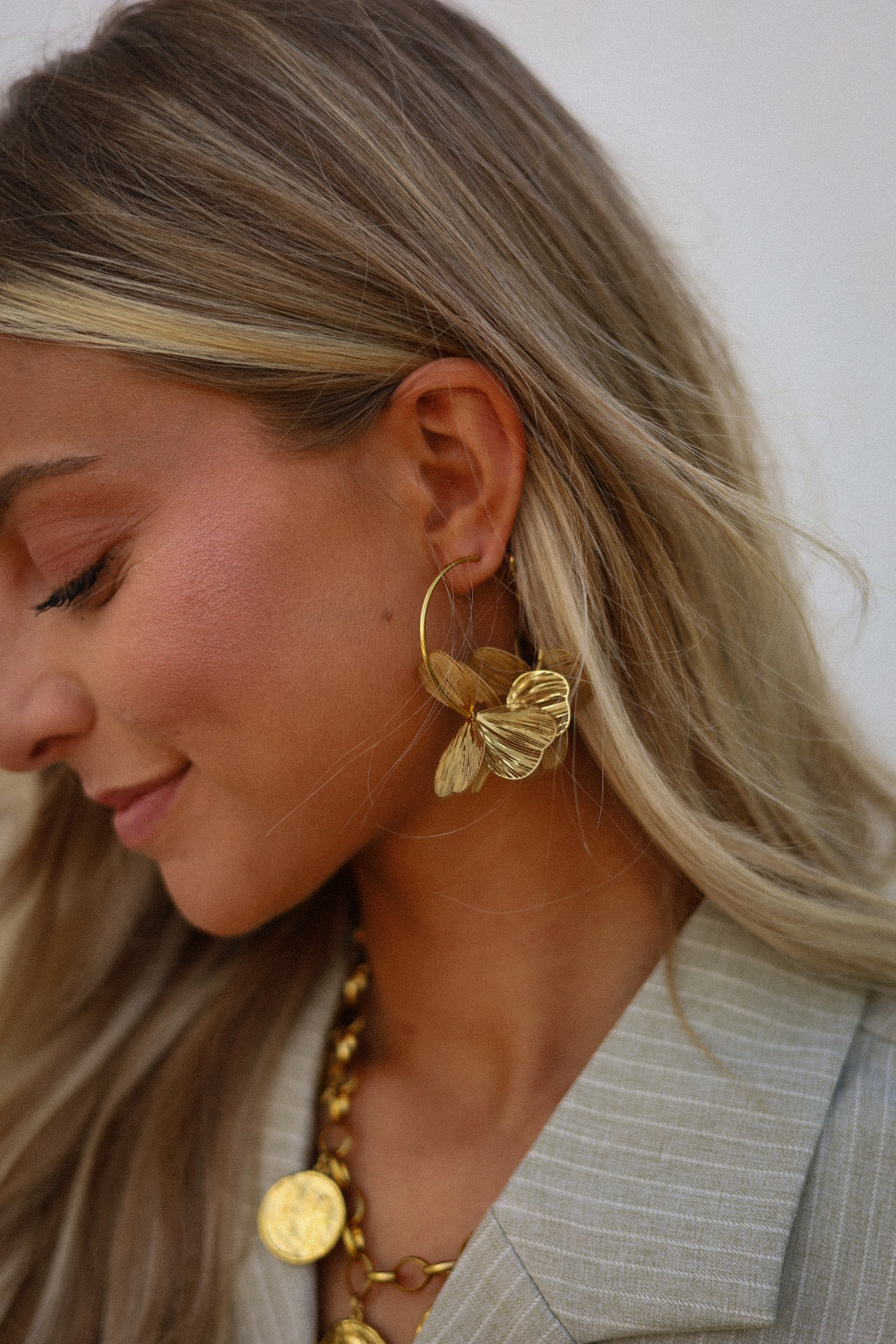 Polina dorées - Boucles d’oreilles acier