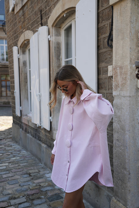 Kléo rose - Veste oversize