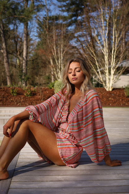 Tedy coloré - Short brodé
