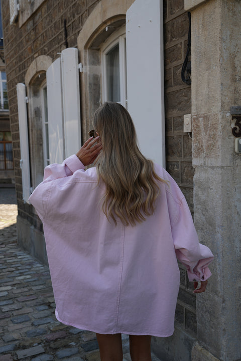 Kléo rose - Veste oversize
