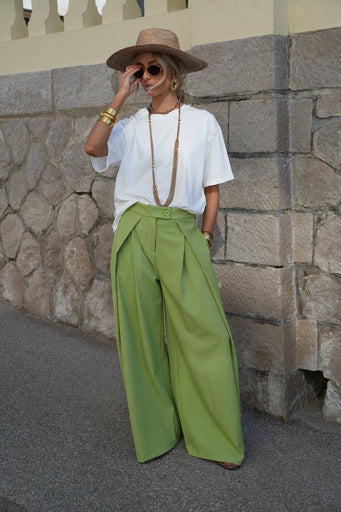 Chelsea vert - Pantalon ample
