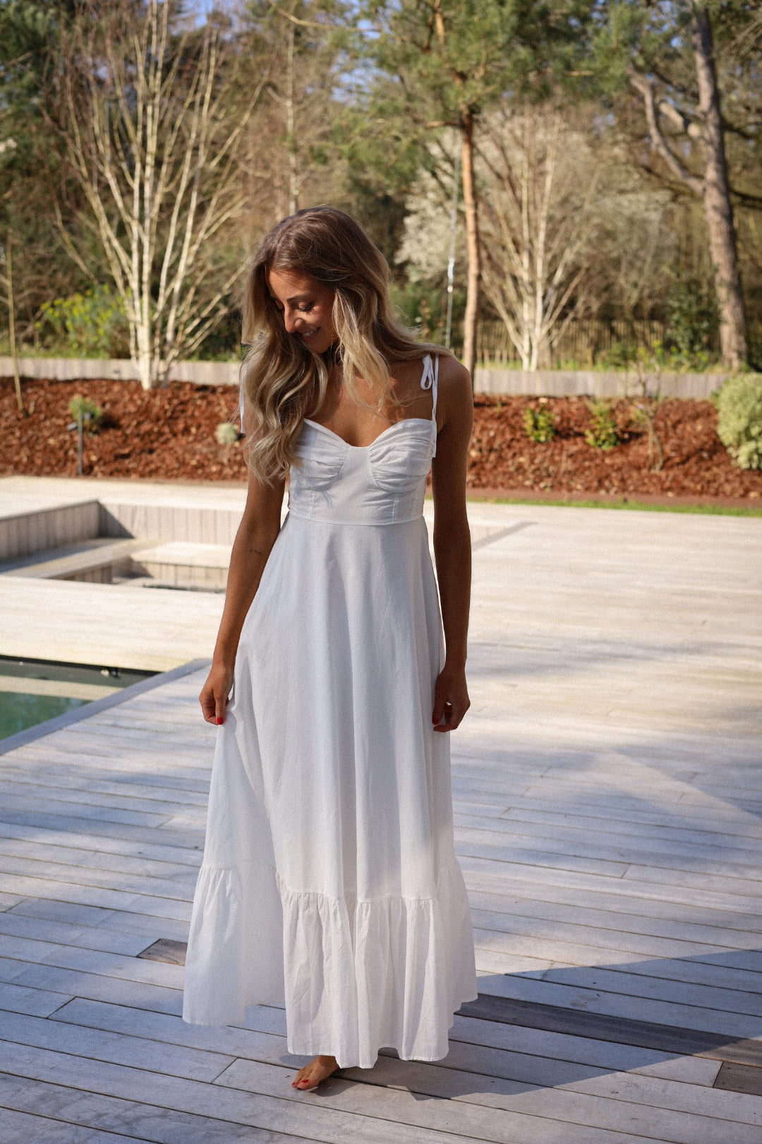 Carlotta blanche - Robe longue