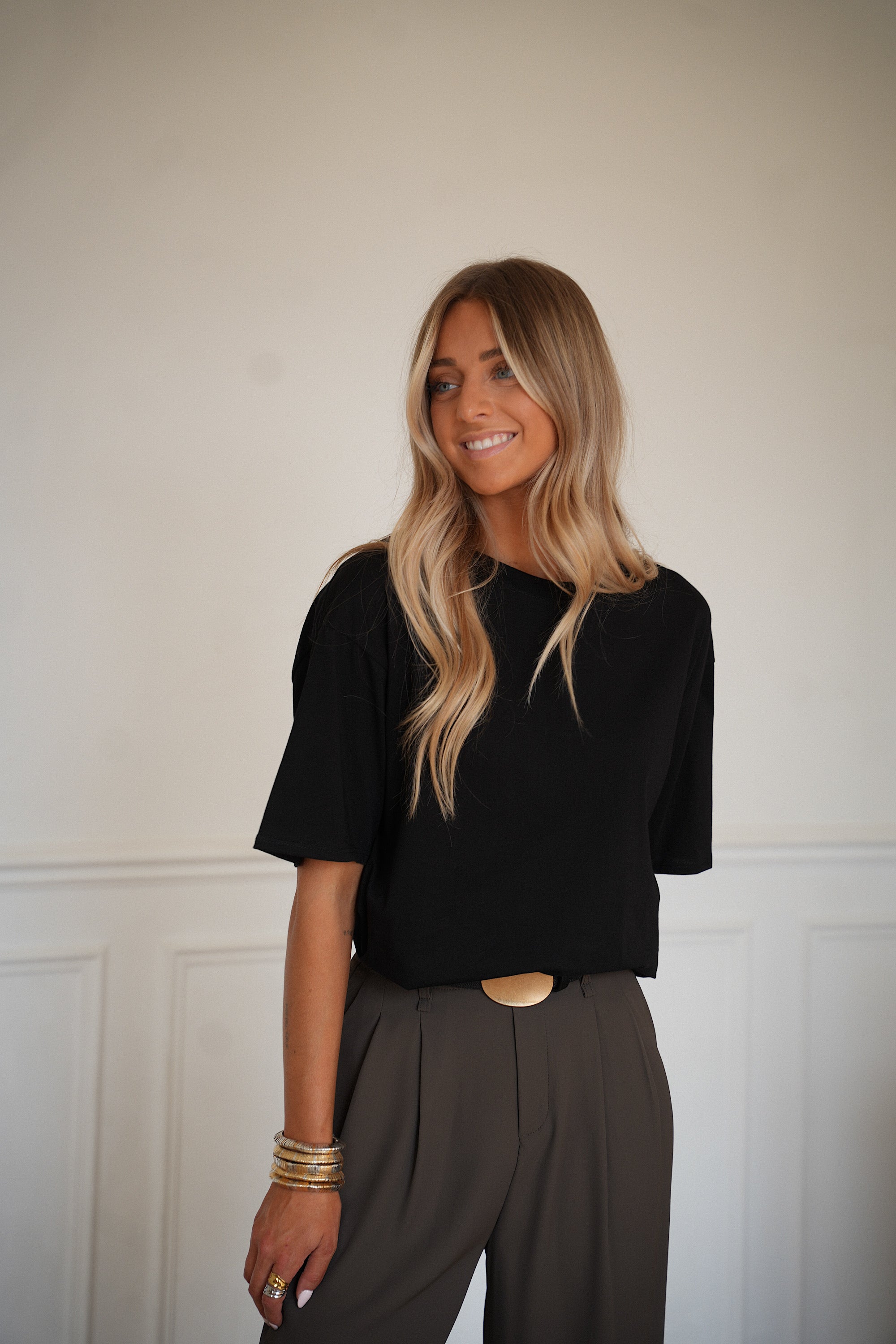 Soline noir - T-shirt ample