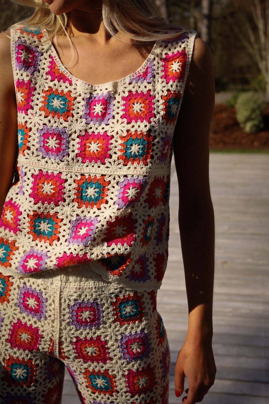 Niki coloré - Top crochet