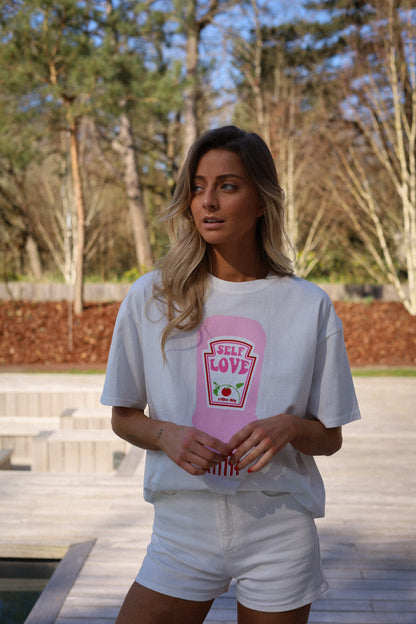 Hanz blanc - T-shirt imprimé