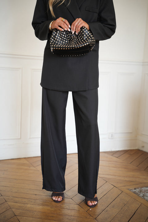 Rob noir - Pantalon droit