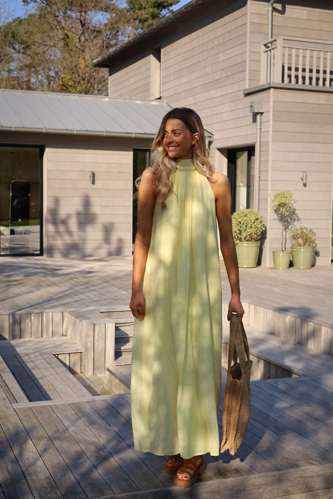 Luma jaune - Robe longue